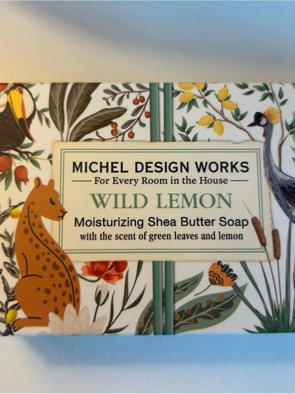Wild Lemon Shea Butter Soap, with Soap Dish & Bath Salts